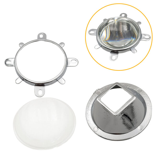 Bộ thấu kính Chóa đèn led 60 độ dành cho Led 10W
