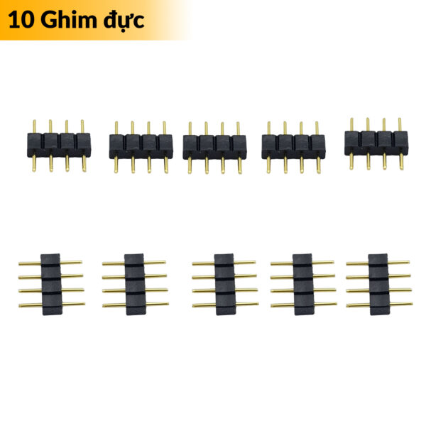 Ghim Nối Led RGB 5050 4 chân ghim đực (10 cái)