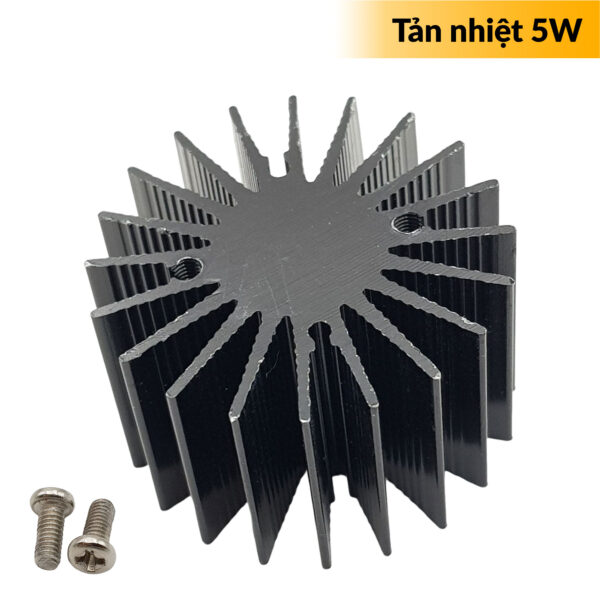 Nhôm tản nhiệt đèn led, Đường kính 36mm Độ dày 22mm 5W